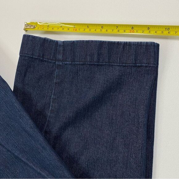 L.L. Bean Classic Fit Jeans Women's 16 Petite Cropped Stretch‎ Waist Denim Chino - Picture 7 of 10